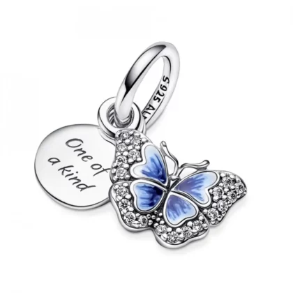 CHARM MARIPOSA CELESTE COLGANTE "ONE OF A KIND" 111050188