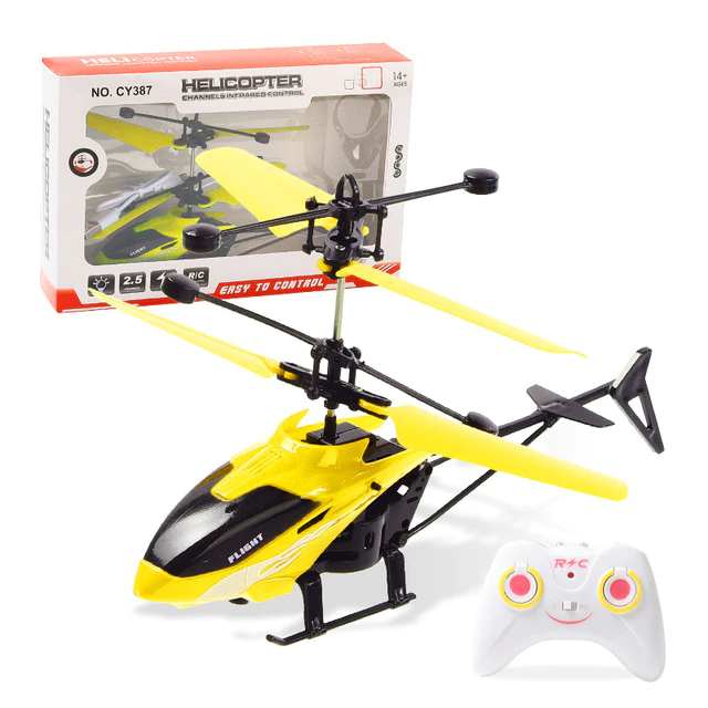 Un helicóptero control discount remoto